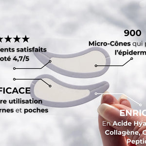Bienfaits patch contour des yeux micro-aiguilles : réduction des rides, cernes et poches