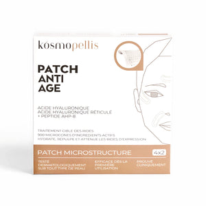 Boite Patch Anti-Âge à micro-aiguilles pour atténuer les rides et ridules dexpression du visage