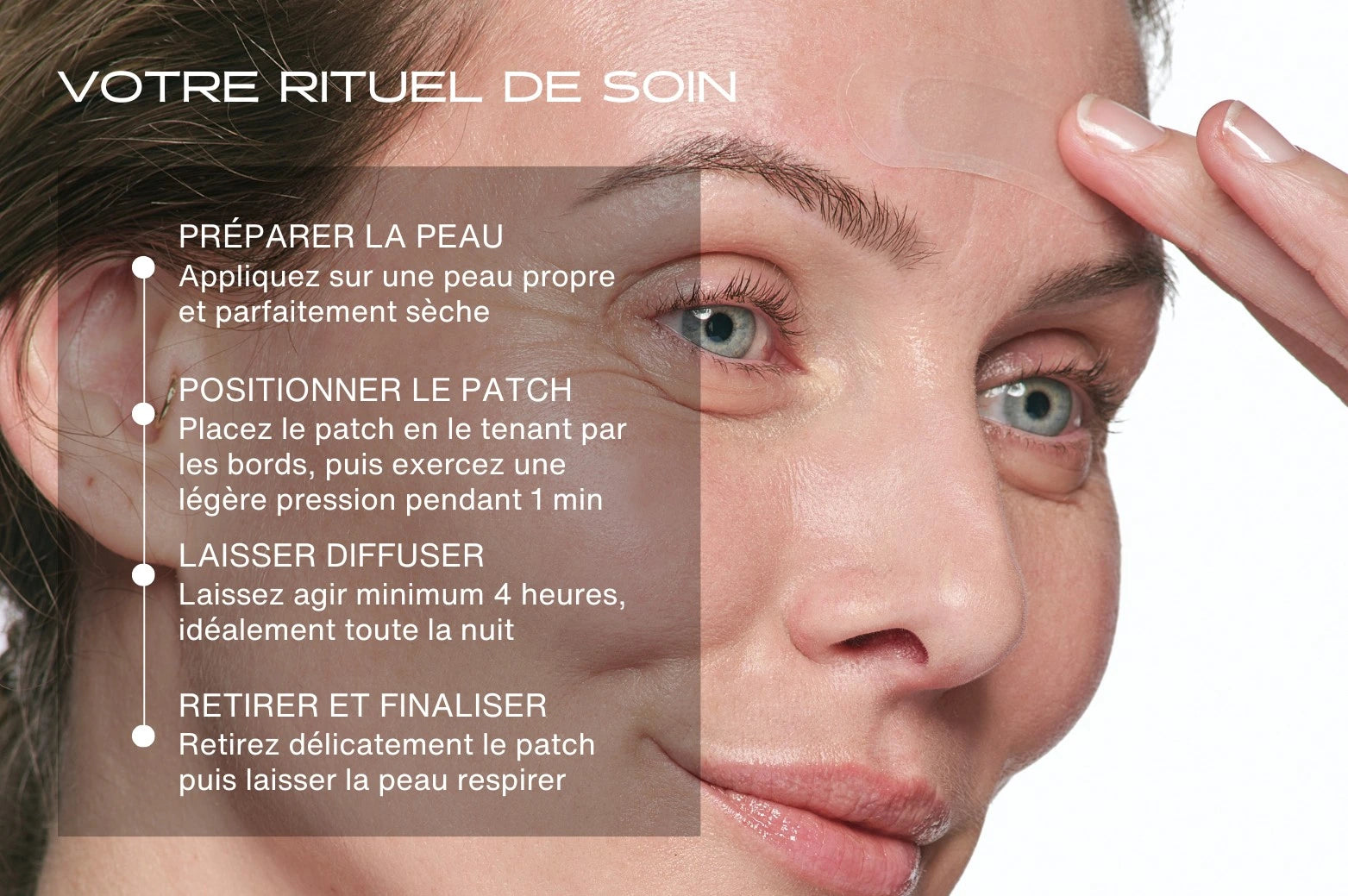 Comment appliquer le patch anti-âge à microstructure