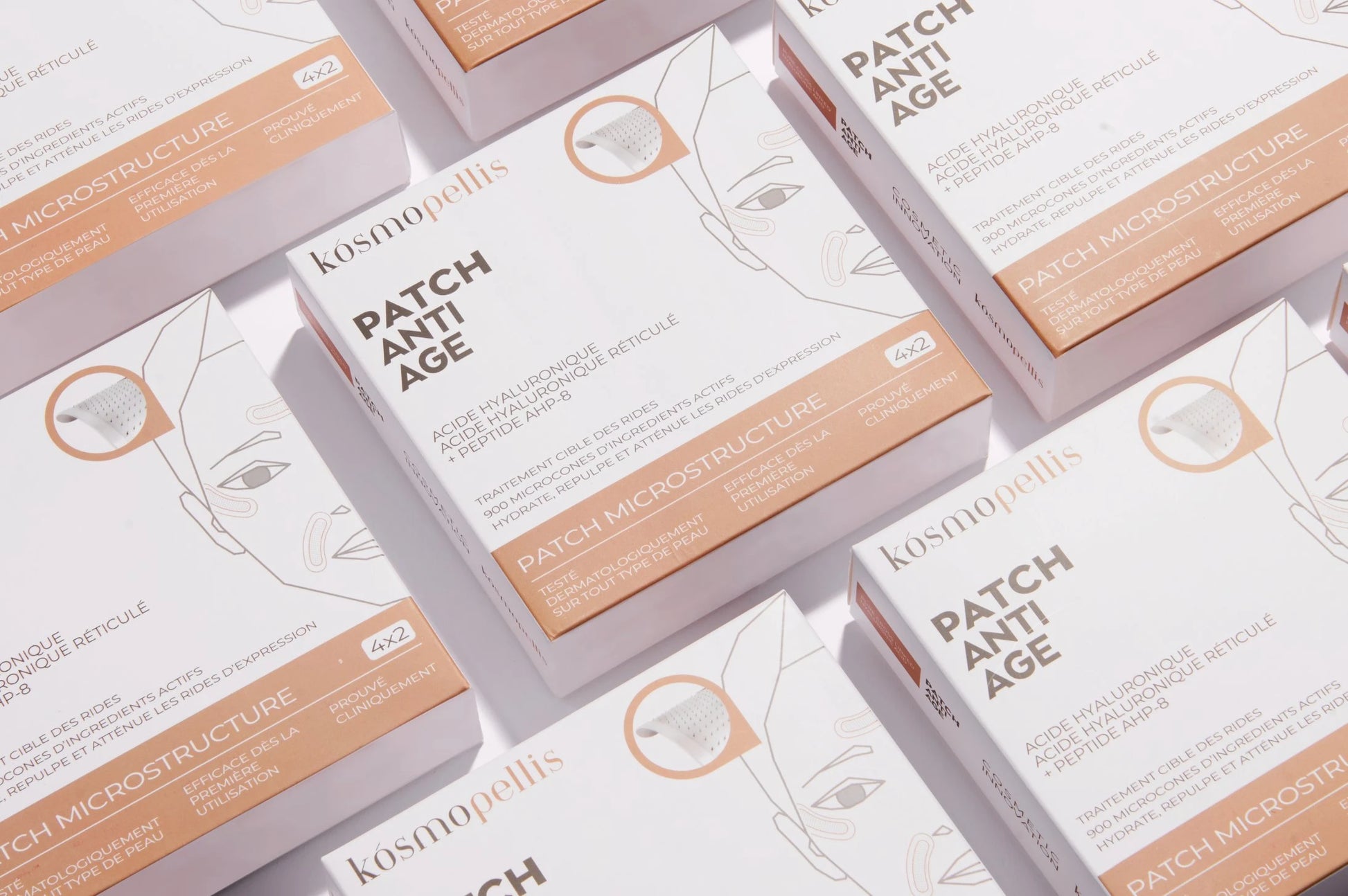 Cure patchs anti-âge à micro-aiguilles — effet liftant et peau lissée