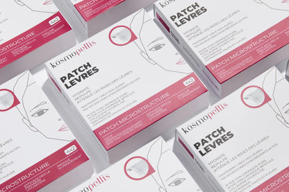 Cures de patch lèvres microneedling pour hydrater et repulper les lèvres