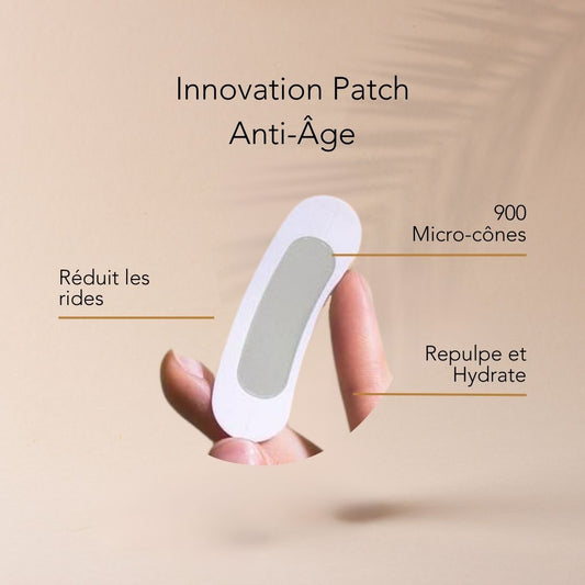 Innovation patch anti-âge pour réduire lisser les rides du visage