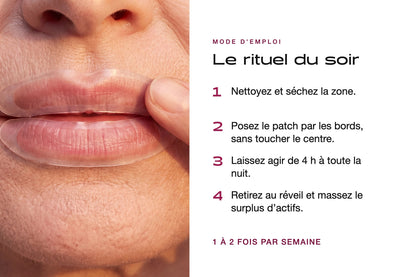 Mode d'emploi du Patch Lèvres : le rituel du soir en 4 étapes