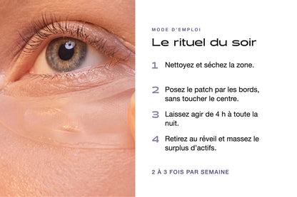 Mode d'emploi du Patch Contour des Yeux : le rituel du soir en 4 étapes
