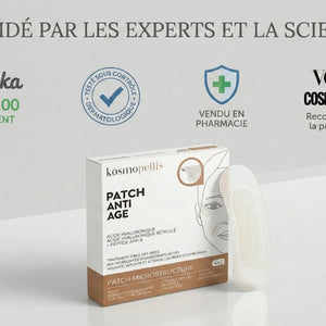 Patch Anti-Âge Validé par des experts - 100/100 sur Yuka - Vendu en pharmacie