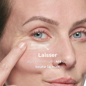 Patch contour des yeux anti-cernes, anti-poches et anti-rides à micro-aiguilles