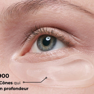 Patch contour des yeux à microstructure pour lisser les rides et réduire les poches