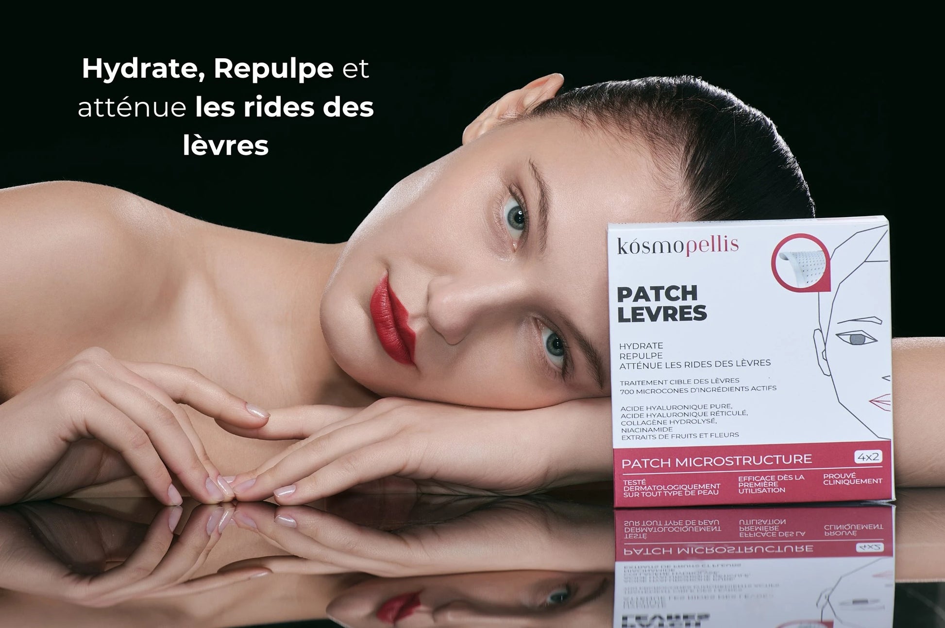 Patch lèvres micro-aiguilles pour des lèvres pulpeuses, lisses et parfaitement hydratées