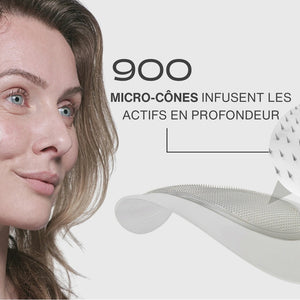 Patch anti-âge - 900 micro-cônes qui diffusent des actifs dans la peau