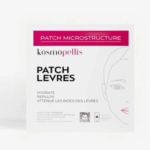 pochette patch lèvres microneedling pour hydrater et repulper les lèvres 
